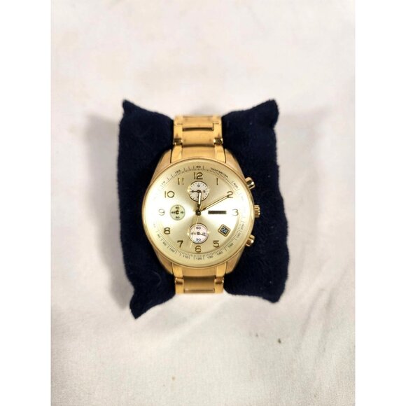 Fossil DEAN FS-4402 Boyfriend Watch NWOB Chronograph Gold 6
